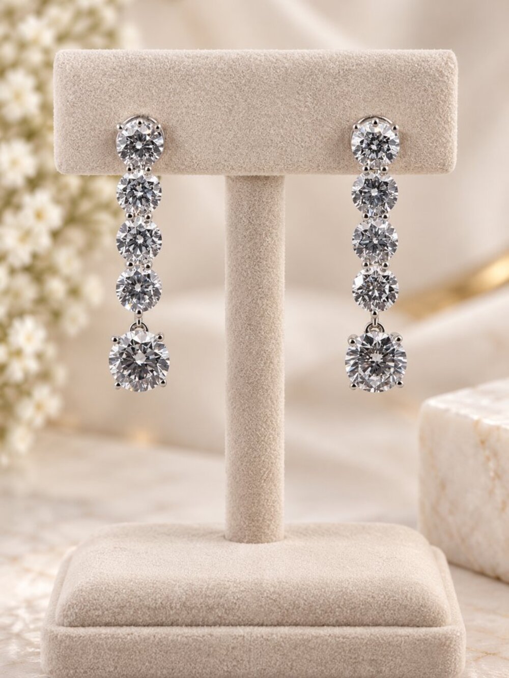 Celestial Lab-Grown Diamond Drop Earrings